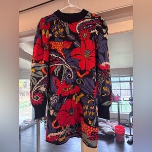 Farm Rio Size Small Sweater Dress